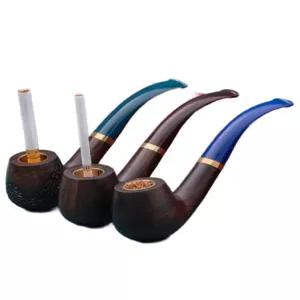 곰방대 파이프 원목 고급형 홀더 시가렛 선물 남성 연초 소품 휴대용 미니 필터