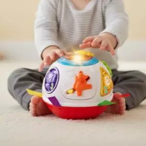 브이텍 스스로굴러가는 깜짝볼 스마트 한글영어 오감발달 에듀볼 터미타임 멜로디 장난감 아기