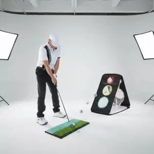 골프 어프로치 연습망 실내 치핑 타겟 네트 접이식 골프연습기구