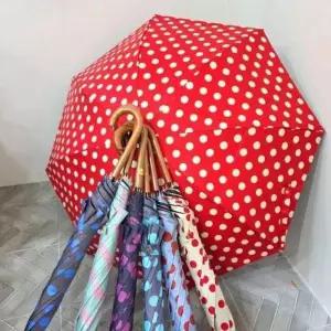 [애슬릿] 암막 양산 도트 튼튼한 양우산 자외선 차단 큰