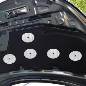 자동차 차량용 호환 열 차단 클립 알루미늄 개스킷 엔진 후드 방화벽 단열 패드 방음 호환 액세서리