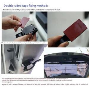 2PCS 자동차 차량용 호환 후크 좌석 뒤 다 트렁크 우산 고정 브래킷 보관 인테리어