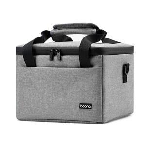 XGIMI Horizon Pro 4K 프로젝터용 캐리 케이스, 1080p FHD 프로젝터, 어깨끈이 달린 여행 가방(그레이)