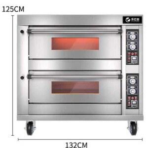 전기 오븐 상업용 4트레이 2단 제과제빵 야외 2단 4쟁반 가스오븐 가스 베이킹 대용량 1단 업소용
