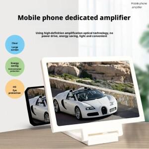 [호환품]PVC 휴대폰 핸드폰 디스플레이 화면 확장기 비디오 증폭기 접이식 스마트 호환폰 영화 확대기 브래