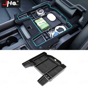 [호환품]JHO 센터 콘솔 팔걸이 보관함 정리함 고무 매트 포함 정리함 트레이 램 1500 TRX  컨테이너 액세서