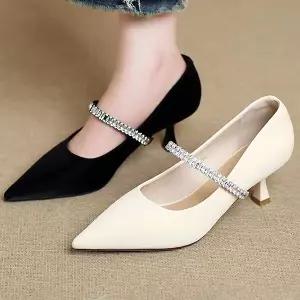 [하프클럽/더힐]더힐슈즈 메리제인 스틸레토 여성여자 구두 정장화 펌프스