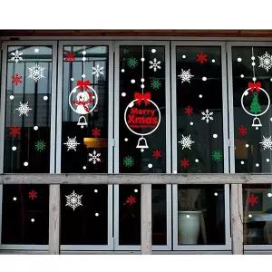설레이는크리스마스 AZ50QT54 유리 데코스티커