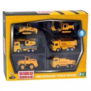 파워메탈 중장비 미니카 세트 건설차 포크레인 덤프트럭 자동차