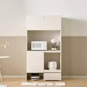 [히트가구] G2150 로봇청소기 멀티 수납장 990 (착불)