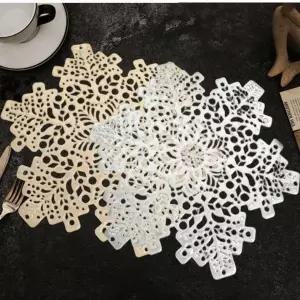 [콩심팥심]고급스러운 PVC 식탁 매트 호텔 레스토랑 전용 깔개 패밀리레스토랑