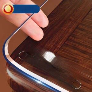 투명 PVC 바닥 매트 보호 직사각형 두께 선택 테이블 연질 패드