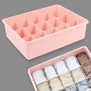 속옷정리함 칸칸 칸막이수납함 서랍 정리함 속옷 양말 보관함