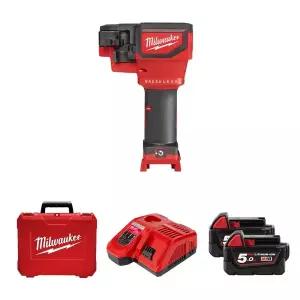 [밀워키] M18 BLTRC-502C M18 브러쉬리스 전산볼트 커터 5Ah 배터리 2개 충전기 케이스 세트.