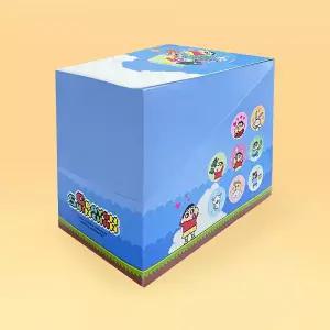 짱구는못말려 캔 배지 브로치 픽셀 자수 풀박스 15종 세트 MNS