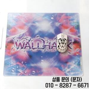 덴마크 W WALLHACK SP005 유리 마우스패드 강화 사무실 책상 매트 FPS 전용 YUME 반투명 표면 맞춤형 게임