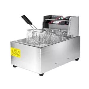 튀김기 전기 튀김기계 치킨 튀기기 소형 돈까스 핫도그 스텐 탁상용 미니 탁상형