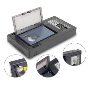 VHS-C 캠코더 RCA 밀폐형 전동 카세트 어댑터 MiniDV/Hi8 호환