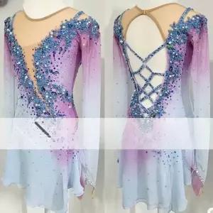 공연 피겨드레스 무용복 성인 경기복 리듬체조 스케이팅 의상 발레복 연습복