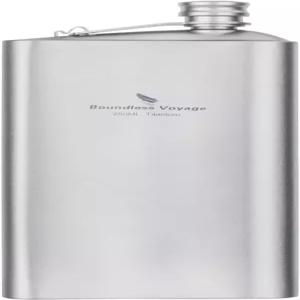 위스키 보드카 와인 야외 휴대용 여행용 무경계 티타늄 힙 플라스크 녹슬지 않은 초경량 소형 주류 병