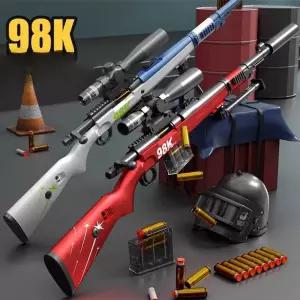 스펀 너프건 M24 저격총 AWM 장난감 총 스나이퍼 패키지2 MSR(모... 1개