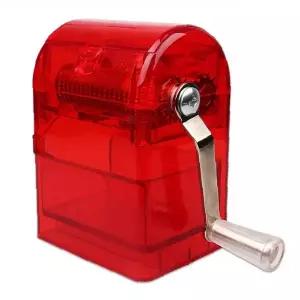 수동 분쇄기 롤링 타바코 머신 담뱃잎 그라인더 수제 휴대용 핸드밀 레드