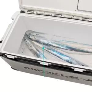 갈치 쿨러 이동식 낚시용 물고기 갈치 아이스박스 낚시 야외용 레저용 캠핑용 대용량 분리형 배수구 보냉력