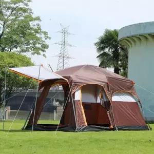 리빙쉘 텐트 사계절 거실 초대형 캠핑 텐트 패밀리 5인용 6인용 일체형 다인용 여행용 휴대용 글램핑