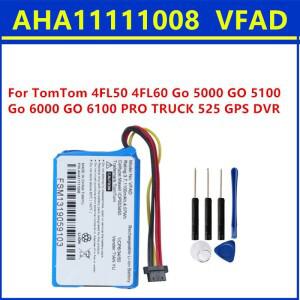 VFAD AHA11111008 배터리 1100mAh GPS (TomTom 4FL50 Go 5000 PRO TRUCK 525 DVR용)