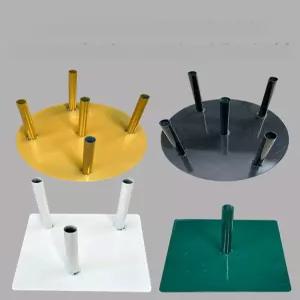 용접 자이언트 플라워 받침대 종이꽃 그린 플레이트 조화