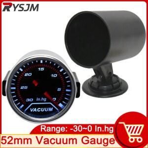 HD 범용 52MM 진공 게이지 자동차 미터 30 HG 인치 포드 홀더