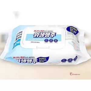 일회용행주 주방 10개 티슈 1회용 청소 뽑아쓰는 80매 냉장고 물티슈 엠보싱 오븐lmn108