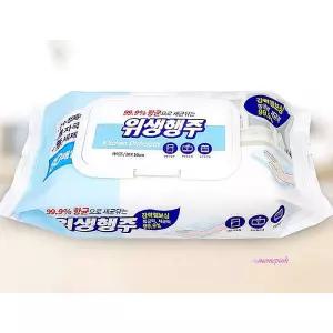 일회용행주 뽑아쓰는 주방 청소 80매 10개 1회용 티슈 엠보싱 냉장고 오븐 물티슈fgh166
