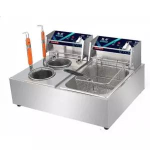 가정용튀김기 튀김기계 절전형 튀김기 2구 기계