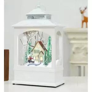 크리스마스가로등 장식 조명 램프 눈내리는 인테리어