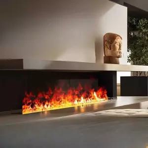 대형 가습기 불멍 불꽃 인테리어 벽난로 장식