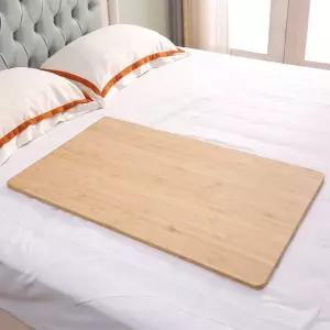 대나무 토퍼 단단한 침대용 지지 허리 패드 매트 요추 보호