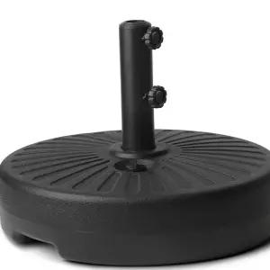 R45 원형 파라솔 물통 받침대 22kg 스틸 기둥고정 모