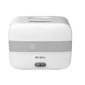 휴대용 전기포트 전기 도시락통 런치백 원터치 밥솥 화이트