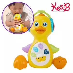 3개월아기 장난감 노래하는 작동 오리 인형 멜로디 교육완구 감각발달