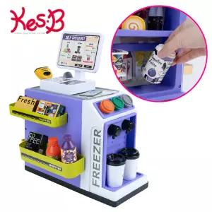 편의점 바코드 계산대 커피머신 계산놀이 장난감 경제교육 유아 유치원