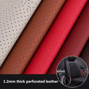 천공 패브릭 합성 소파 두께 원단 인조가죽 실내 가방 패턴 놓은 블루 로고