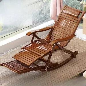 대나무 접이식 의자 싱글 안락의자 스윙체어 원목