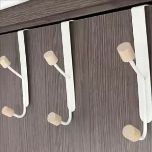 2구 도어 행거 방문 문걸이 옷걸이 철제 후크