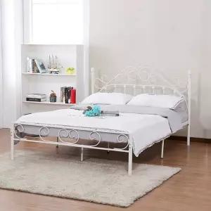 공주침대 프레임 엔틱 조립식 철제 북유럽 싱글 침대