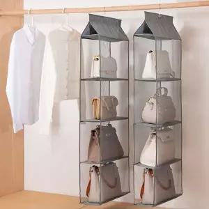옷장가방홀더 틈새 가방행거 입체수납 모자보관 드레스룸정리함