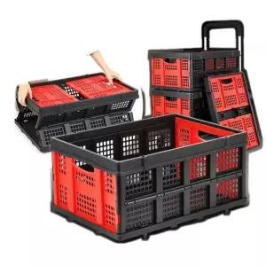 슬림대차 접이식 캐리어 마트 손수레 바구니 핸드카트 짐수레