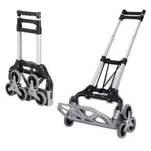 폴딩 삼발이 트롤리 핸드카트 알루미늄 접이식 계단용