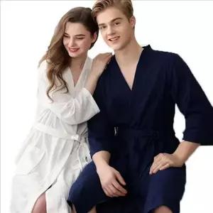 호텔 남성 샤워 가운 커플 여성 샤워 가운 면 목욕