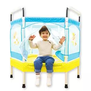 조카선물 성장판자극 안전바 아기상어 방방이 아동 트램펄린 어린이 실내놀이